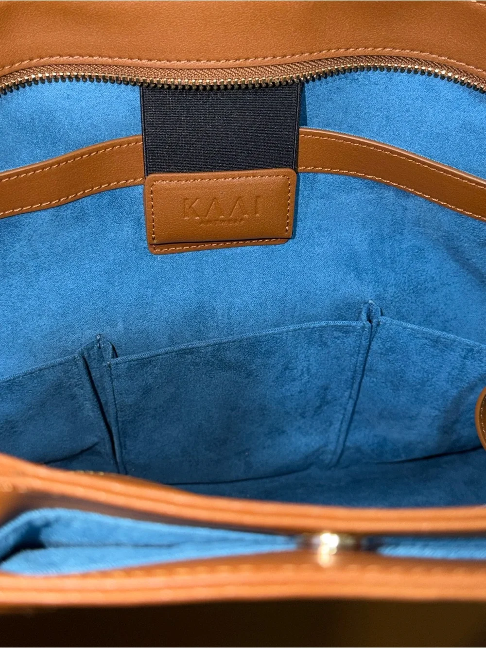 KAAI Pyramid Tote Bag - Cognac
